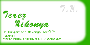 terez mikonya business card